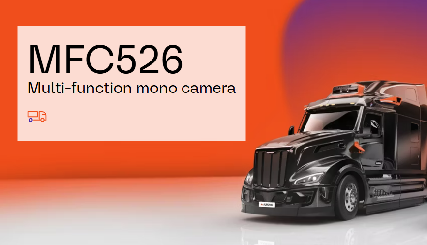 MFC526 multi-functional camera on a commercial vehicles