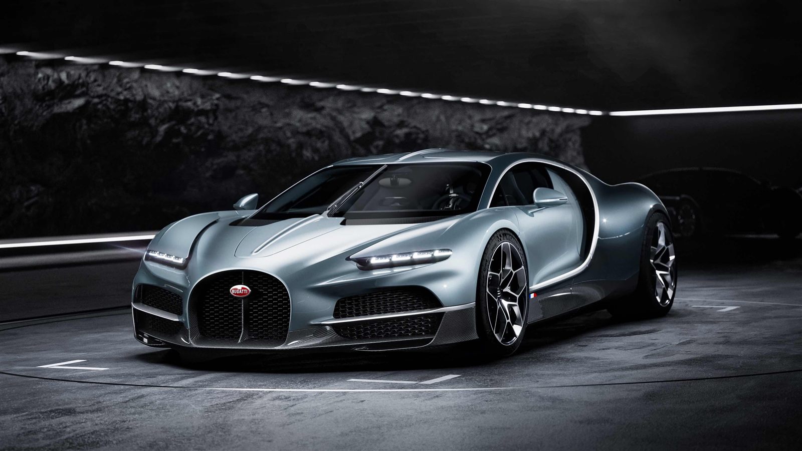 Bugatti Tourbillon, front three-quarter view